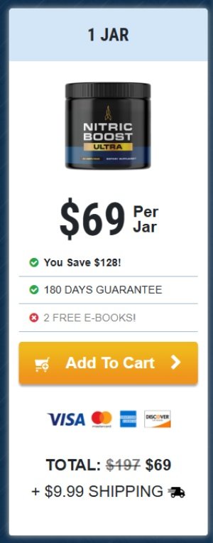 Nitric Boost Ultra - Buy 1 Bottle