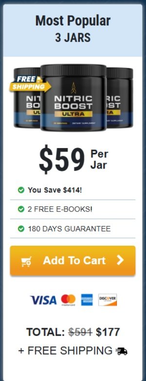 Nitric Boost Ultra - Buy 3 Bottles