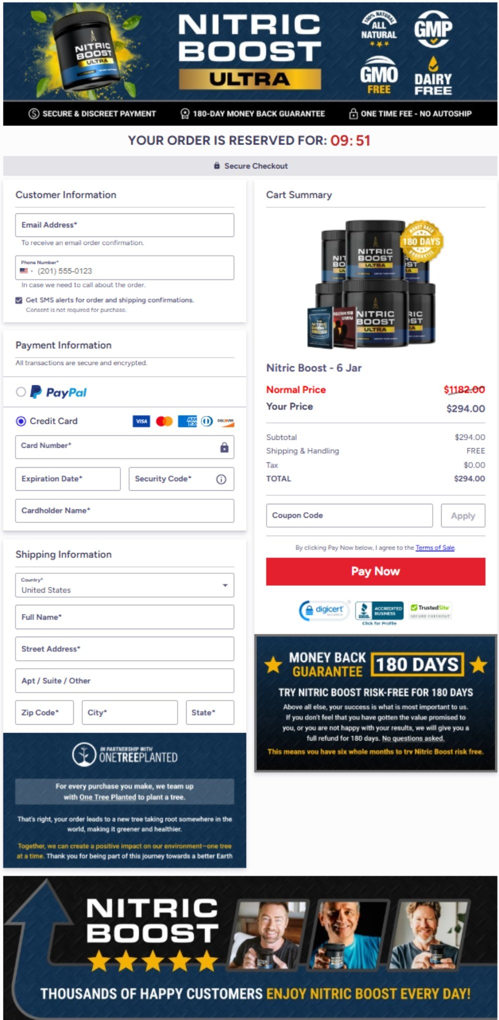 Nitric Boost Ultra Official Website Secure Order Page